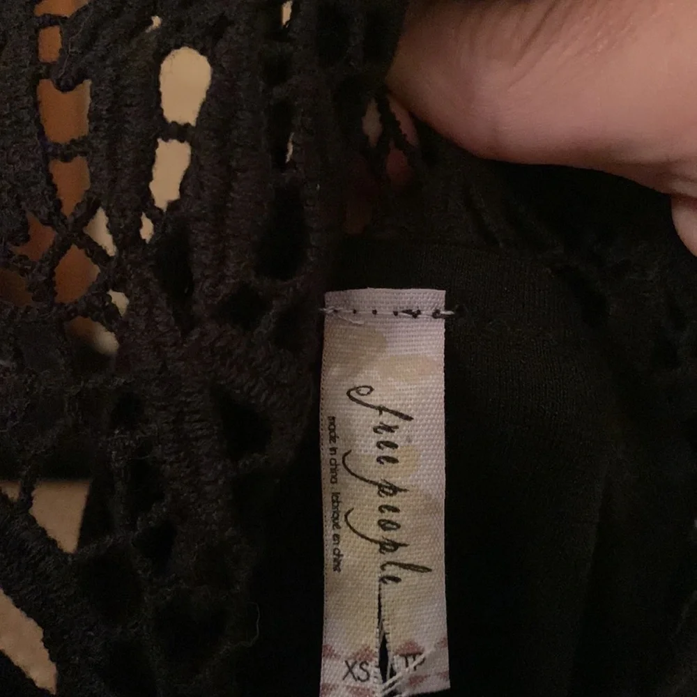 Free people forget me not crochet dress. NWOT . Retail‎ 128